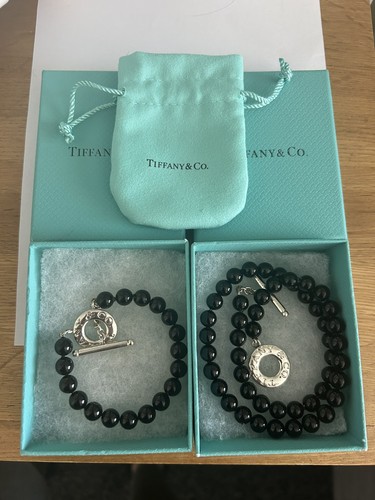 Tiffany retired onyx bead - co,