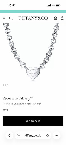 Return tiffany 925 heart - tiffany,