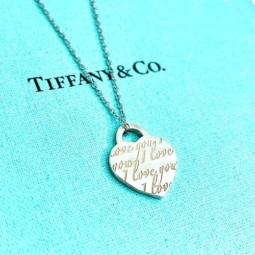 Tiffany notes heart tag - tiffany,