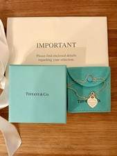 Return To Tiffany Heart Tag
