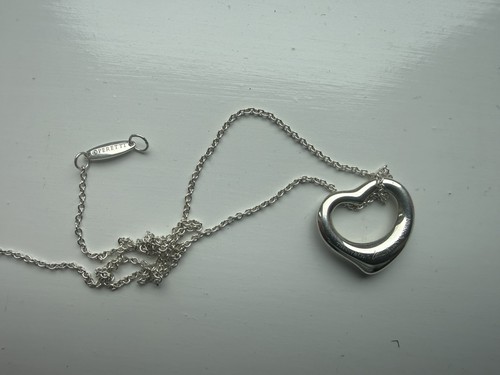 Tiffany silver necklace - silver,